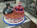 Batman-and-Spiderman-Cake