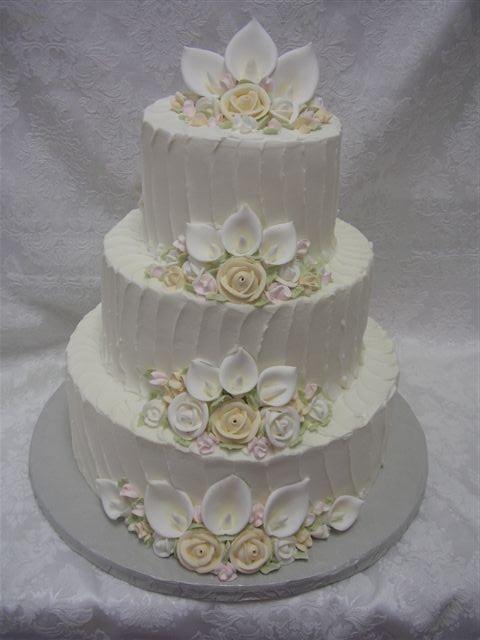 Wedding Cake, Calla Lily