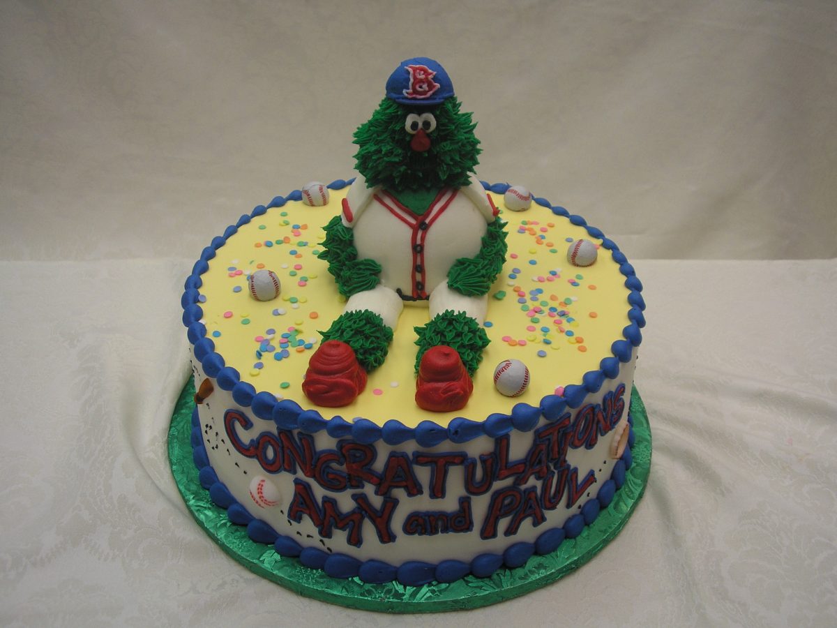 3D wally the green monster cake