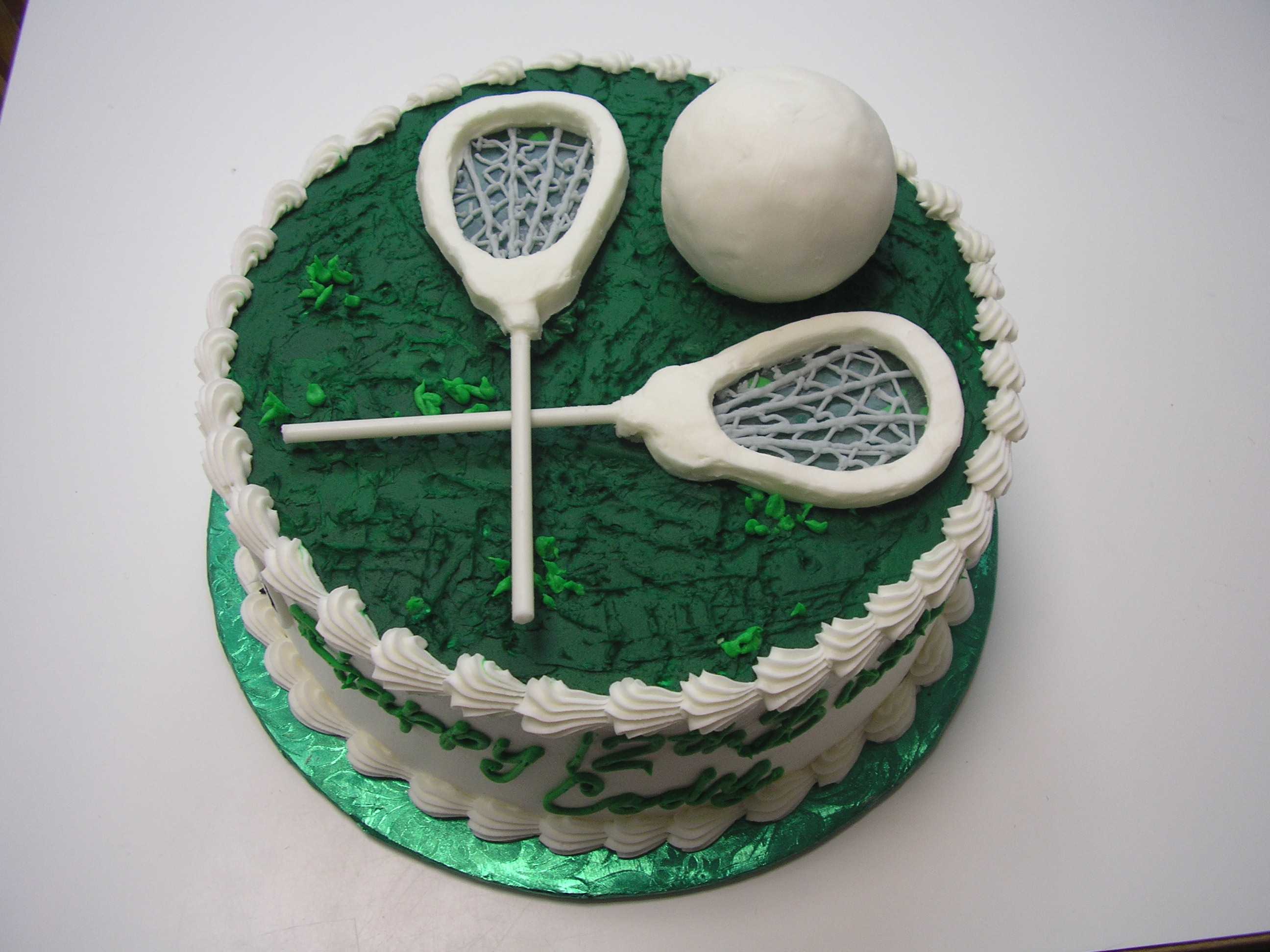3D Lacrosse Cake