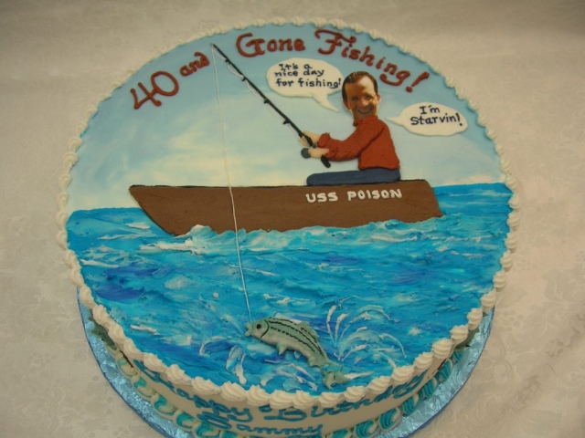 С днем рождения на торт для печати. Торт для рыбака. Украшение торта для рыбака. Торт для рыбака кремовый. Торт рыбалка для мужчины.